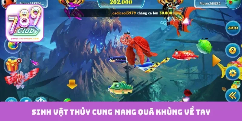 Sinh vật thủy cung mang quà khủng về tay