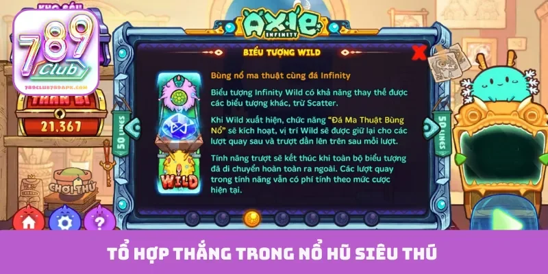 Tổ hợp thắng trong nổ hũ siêu thú